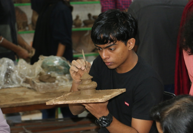 Sculpture Workshop with Art.Anil Dayanand - DCSMAT