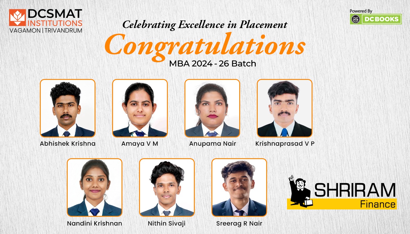 DCSMAT MBA Placement 2024-26 Batch